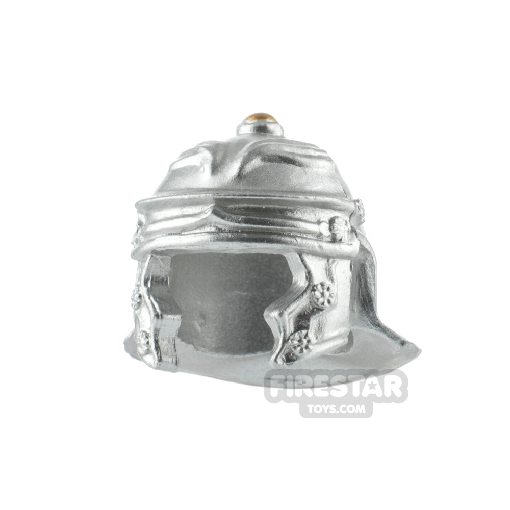 Minifigure Headgear Roman Helmet METALLIC SILVER