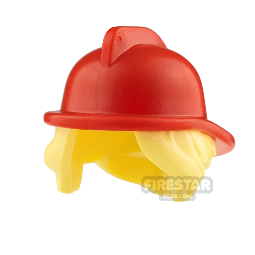 LEGO Firefighter Hat with Hair 