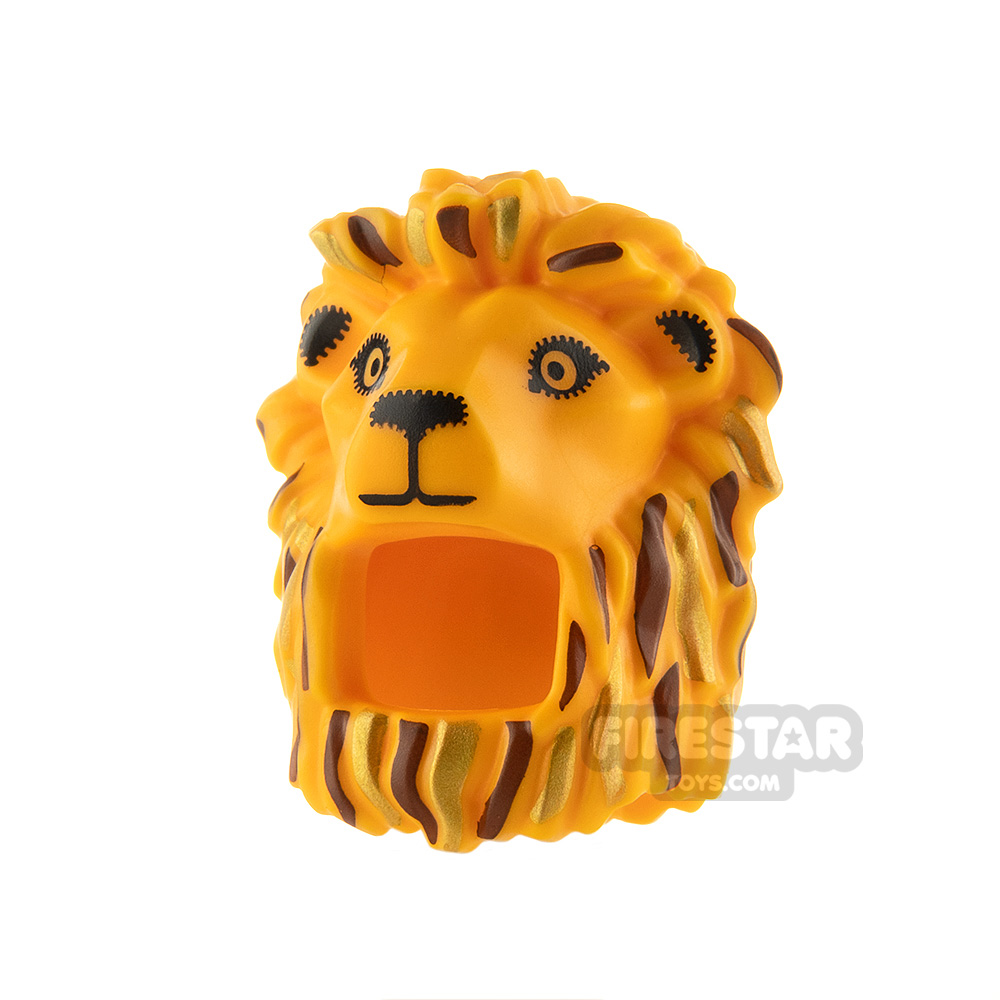 LEGO Lion Headcover BRIGHT LIGHT ORANGE
