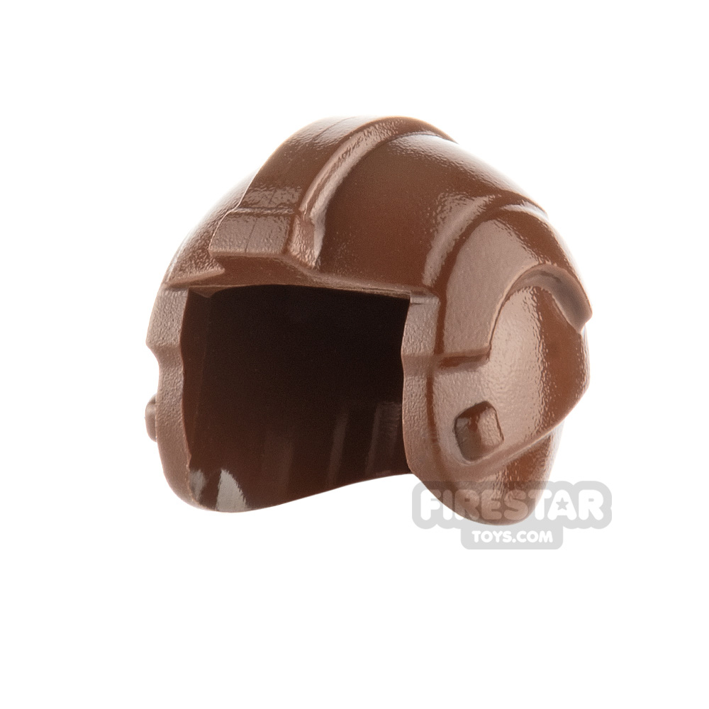 LEGO Rebel Pilot Helmet REDDISH BROWN