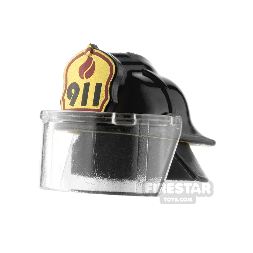 SI-DAN TU65 Firefighter Helmet BLACK