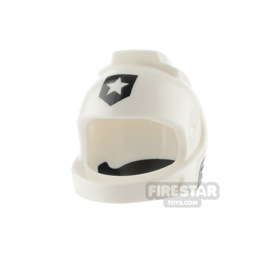 HEADGEAR Lego Alien Helmet Spiked Top w/Grille & Visor NEW Minifigure Accessory 