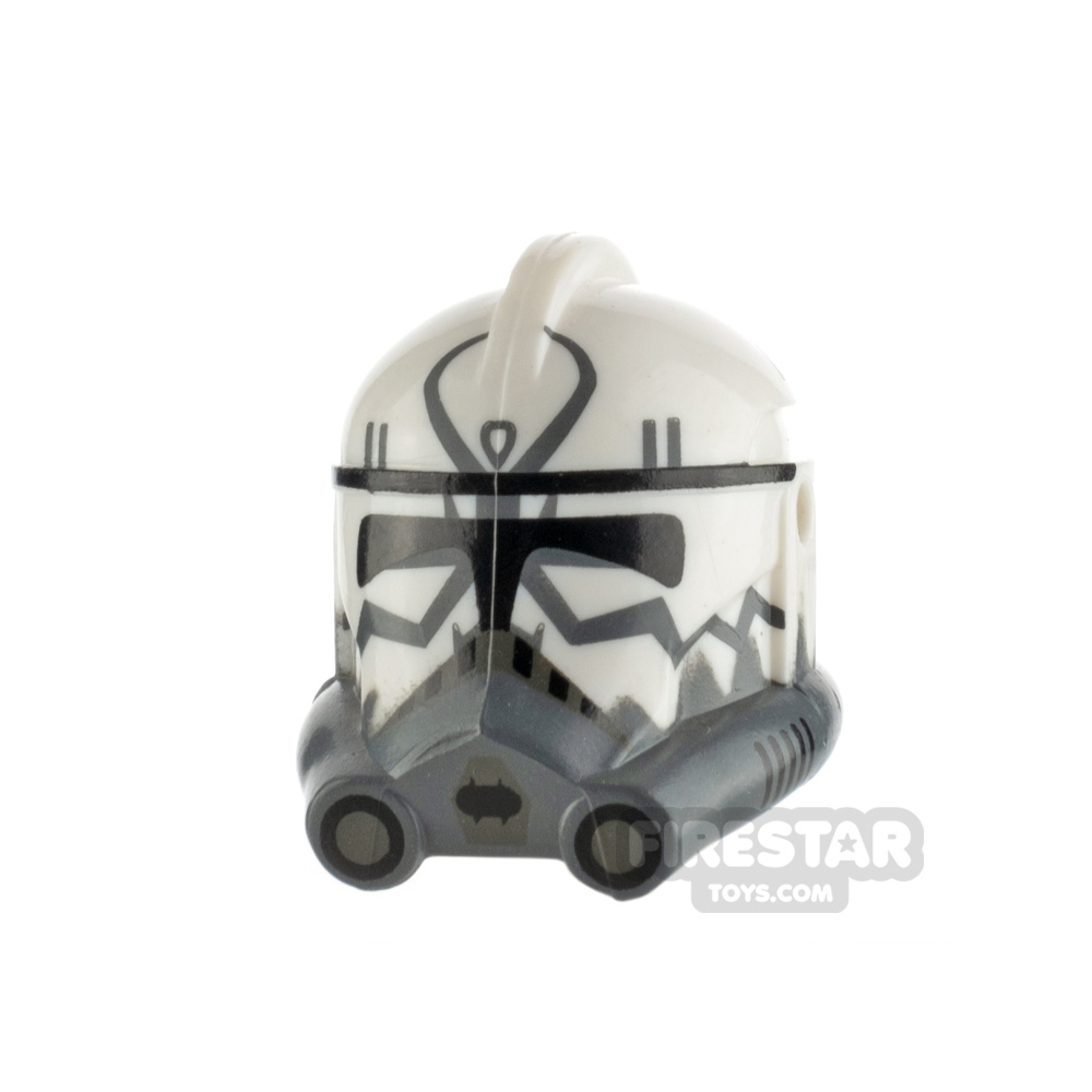 Clone Army Customs P2 Helmet Comet Dark Gray Print WHITE