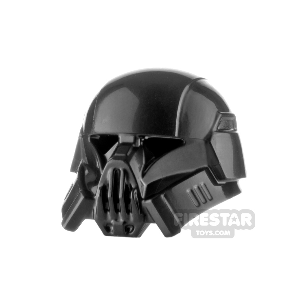 LEGO Minifigure Helmet SW Dark Trooper BLACK