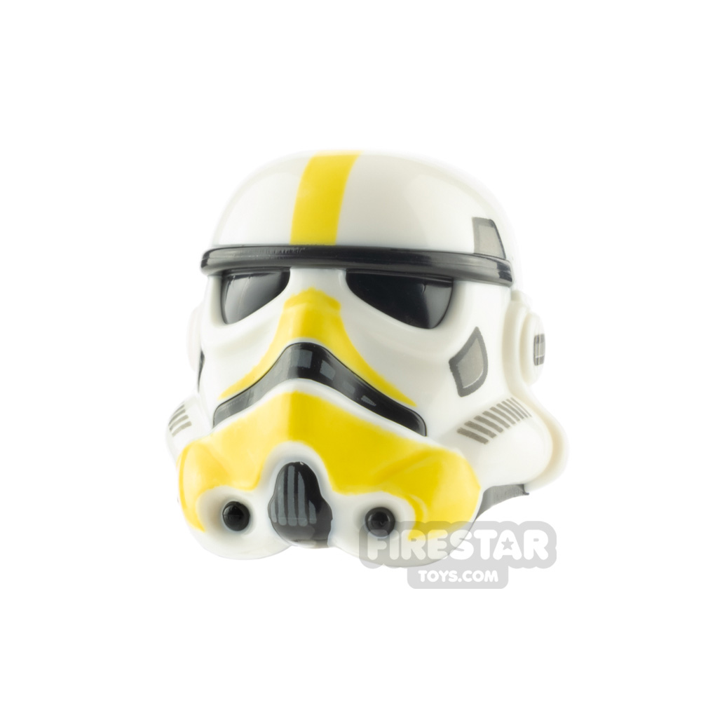 LEGO Stormtrooper Helmet Dual Molded Artillery WHITE
