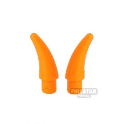 LEGO - Horns - Pair - Orange ORANGE