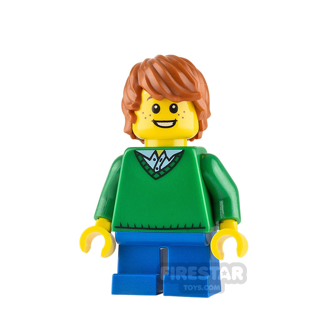 LEGO City Minifigure Green Sweater