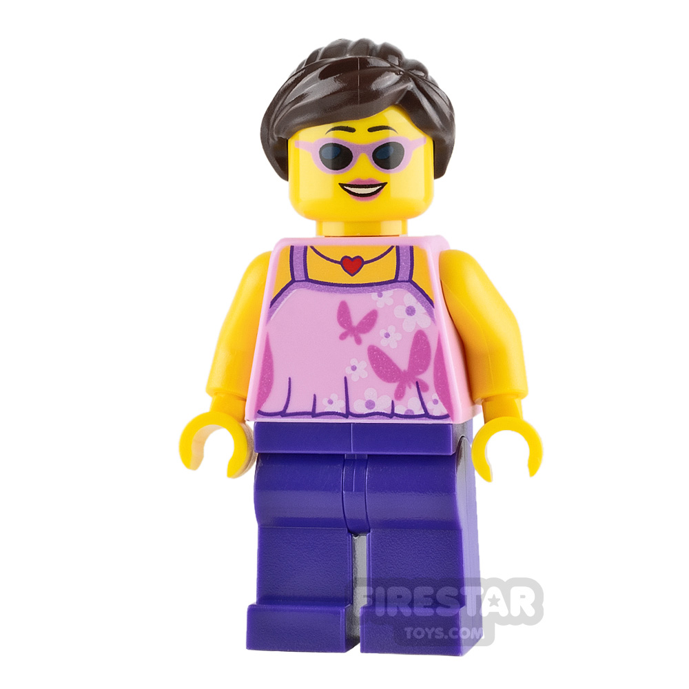 LEGO City Minifigure Top with Butterflies