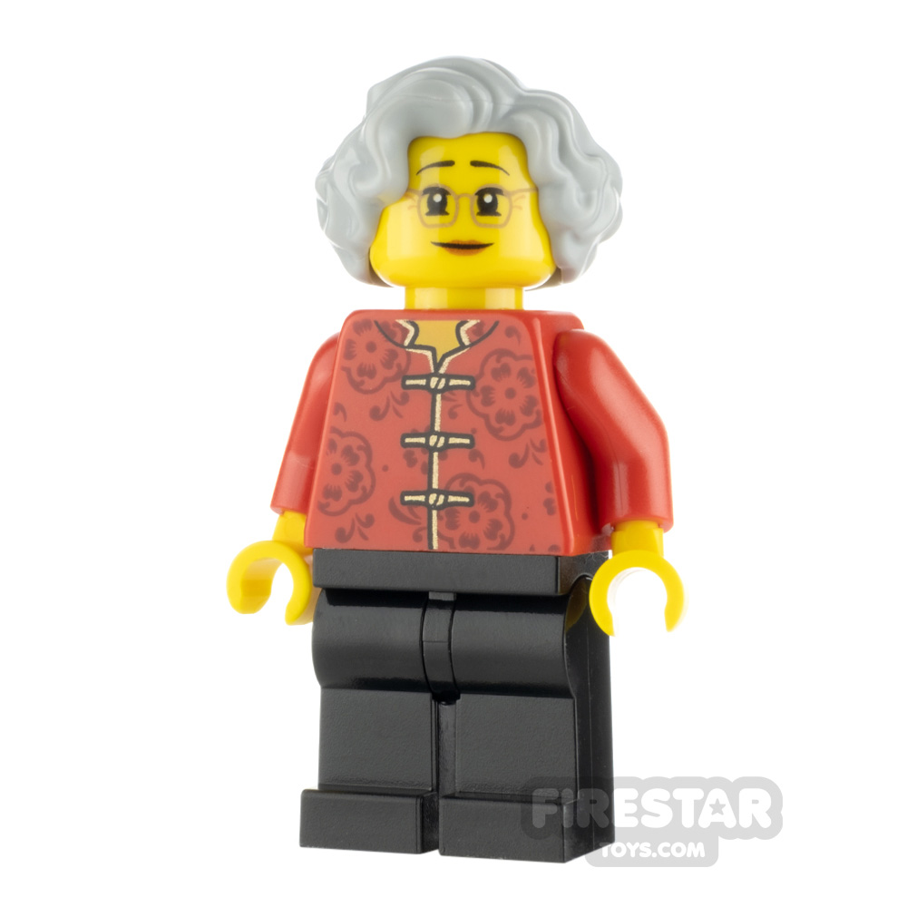 LEGO City Minfigure Grandma Tang Jacket 