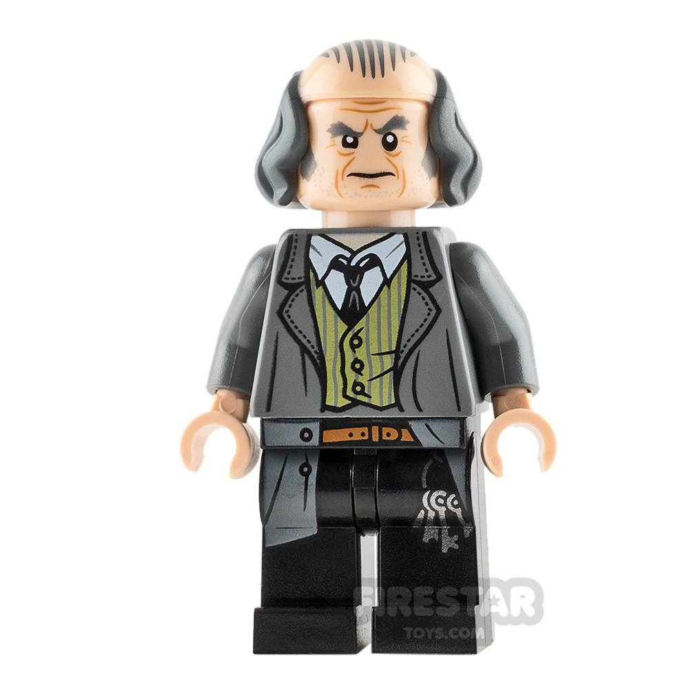 LEGO Harry Potter Mini Figure -  Argus Filch - Bald on Top