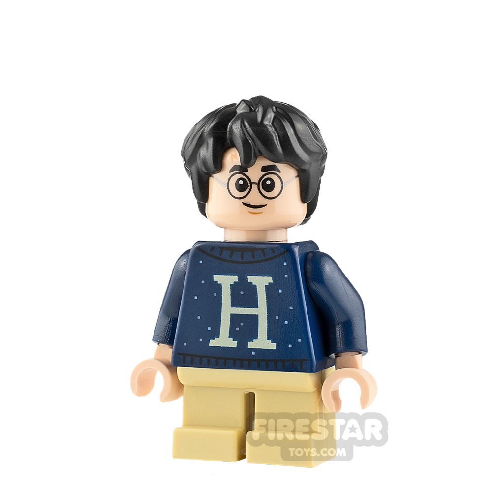 LEGO Harry Potter Minifigure Harry Potter Dark Blue Sweater 