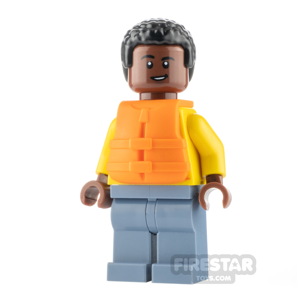 LEGO Jurassic World Figure Darius with Life Jacket 