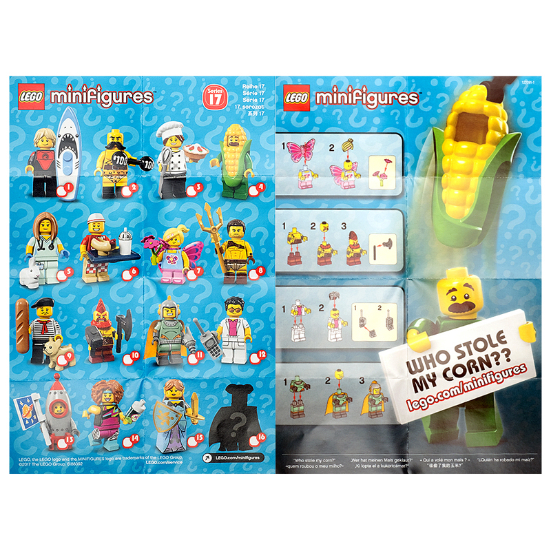 LEGO - Minifigures Series 17 Collectable Leaflet