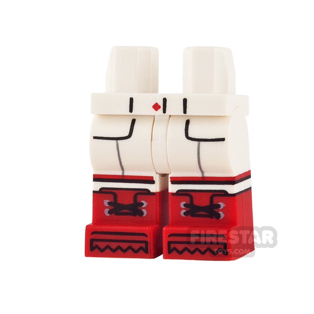 LEGO Mini Figure Legs - Harley Quinn - Nurse Uniform
