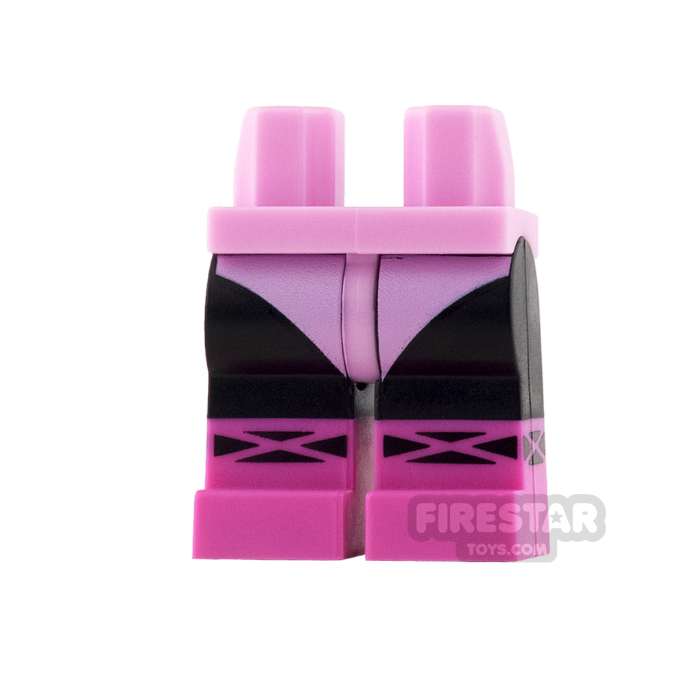 LEGO Mini Figure Legs - Batman - Bright Pink Leotard