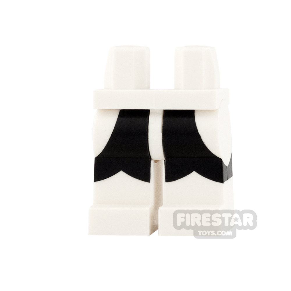 LEGO Mini Figure Legs - Batman - Orca WHITE