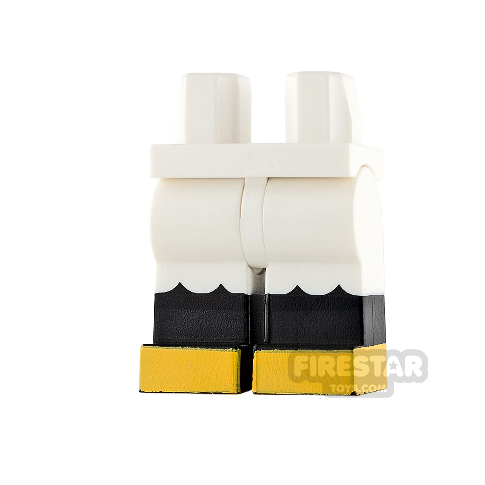 LEGO Mini Figure Legs - Minnie Mouse - Yellow Feet