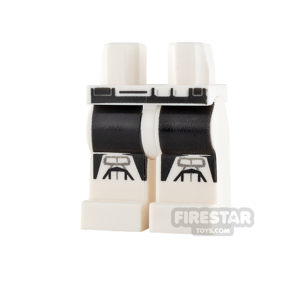 LEGO Mini Figure Legs - Imperial Patrol Trooper WHITE