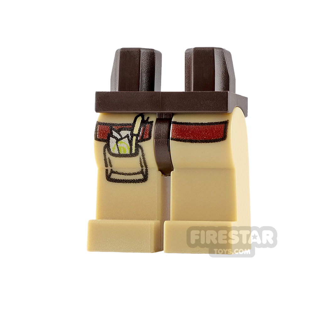 LEGO Minifigure Legs Pocket with Pen and Paper 