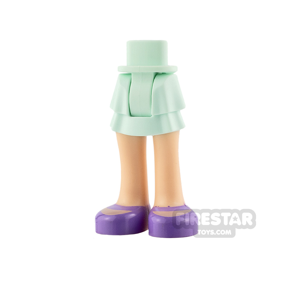 LEGO Friends Minifigure Legs Layered Skirt with Shoes