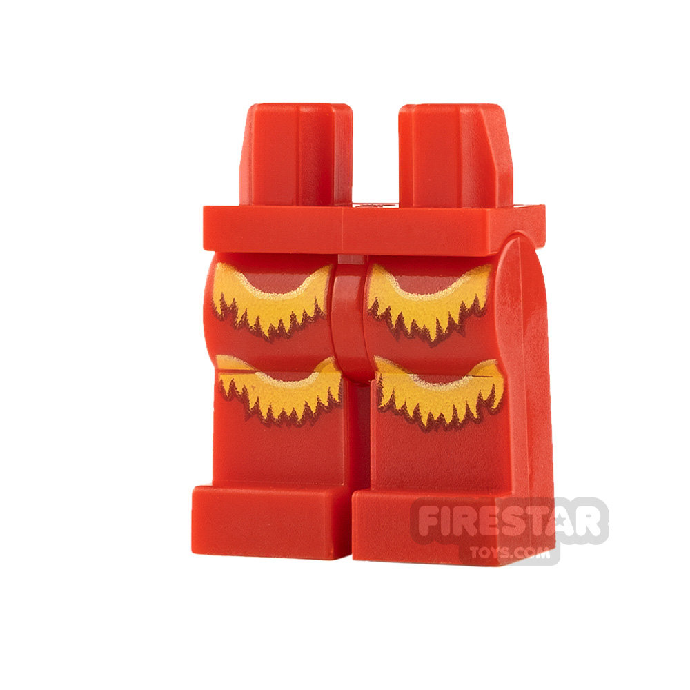 LEGO Minifigure Legs Bright Light Orange Fringe 