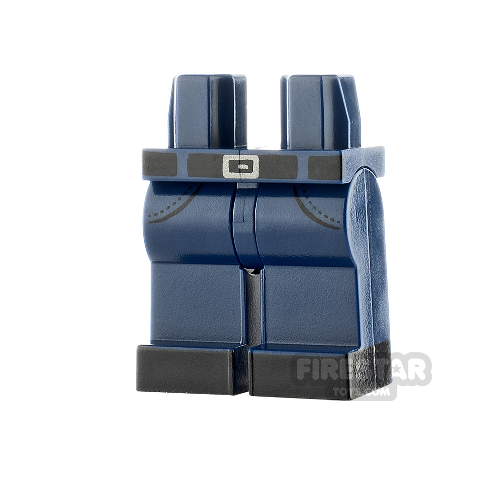 LEGO Minifigure Legs Jeans with Belt DARK BLUE