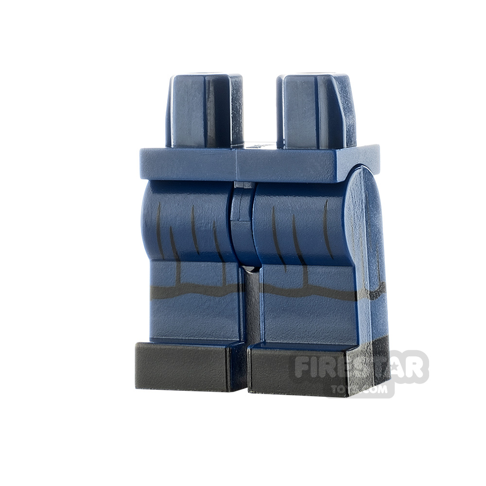 LEGO Minifigure Legs Dress Ends and Shoes DARK BLUE