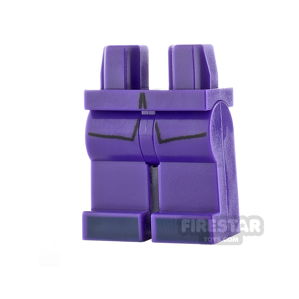 LEGO Minifigure Legs Robe Tails with Shoes DARK PURPLE