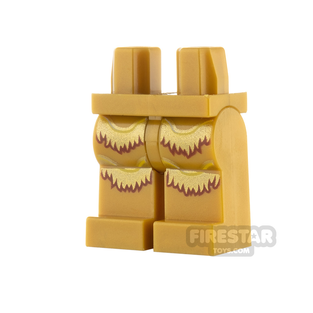 LEGO Minifigure Legs Gold Fringe