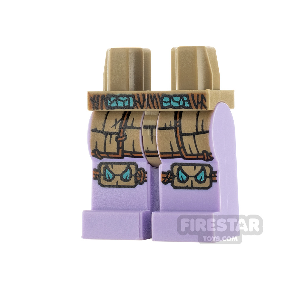 LEGO Minifigure Legs Armour with Spikes LAVENDER