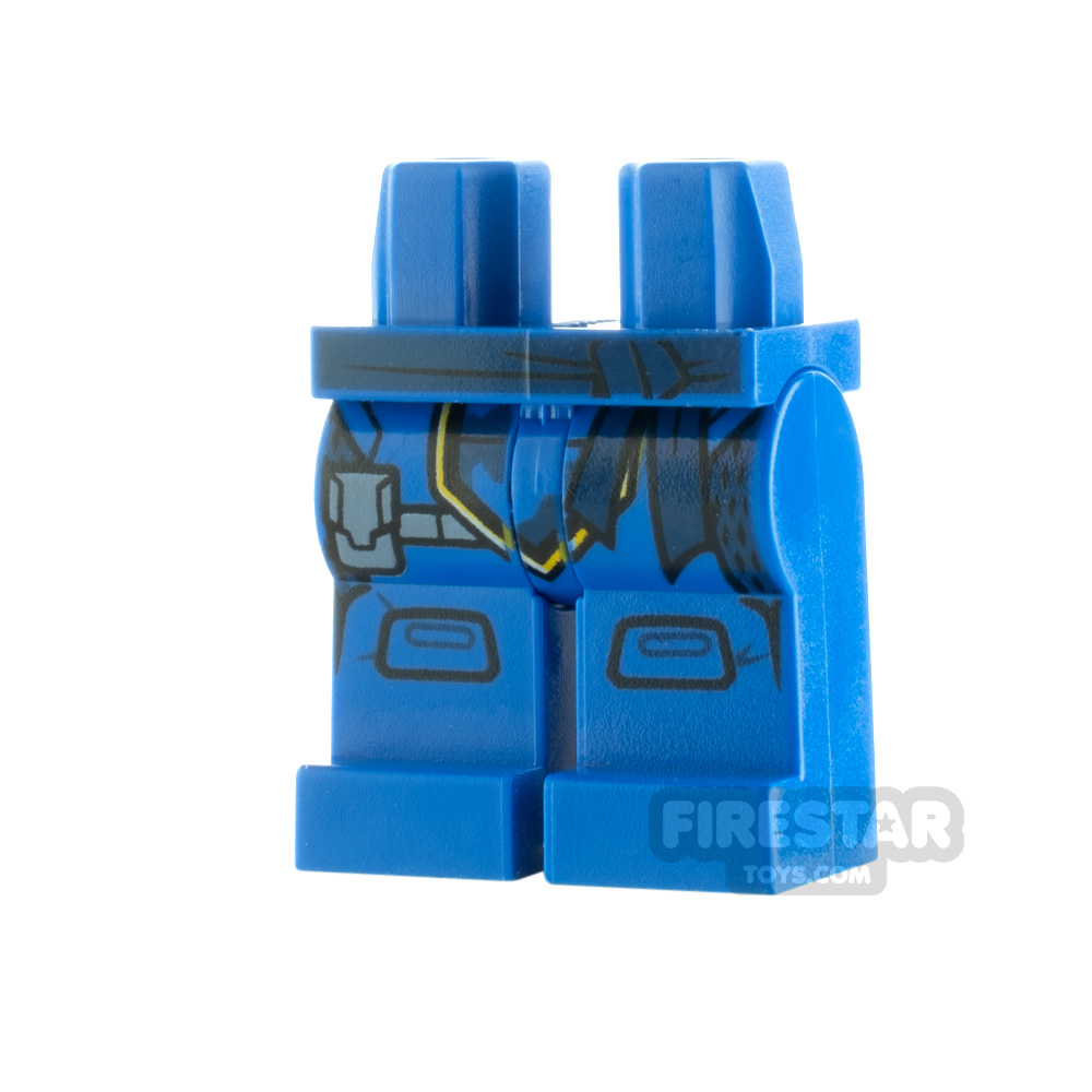 LEGO Minifigure Legs Sash and Mesh BLUE