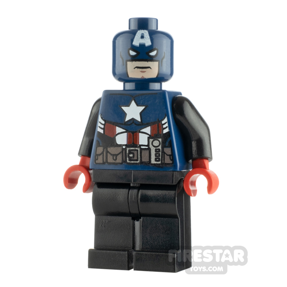 Custom Design Minifigure Captain America without Shield