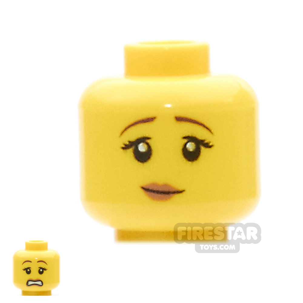 LEGO Mini Figure Heads - Smile/Scared