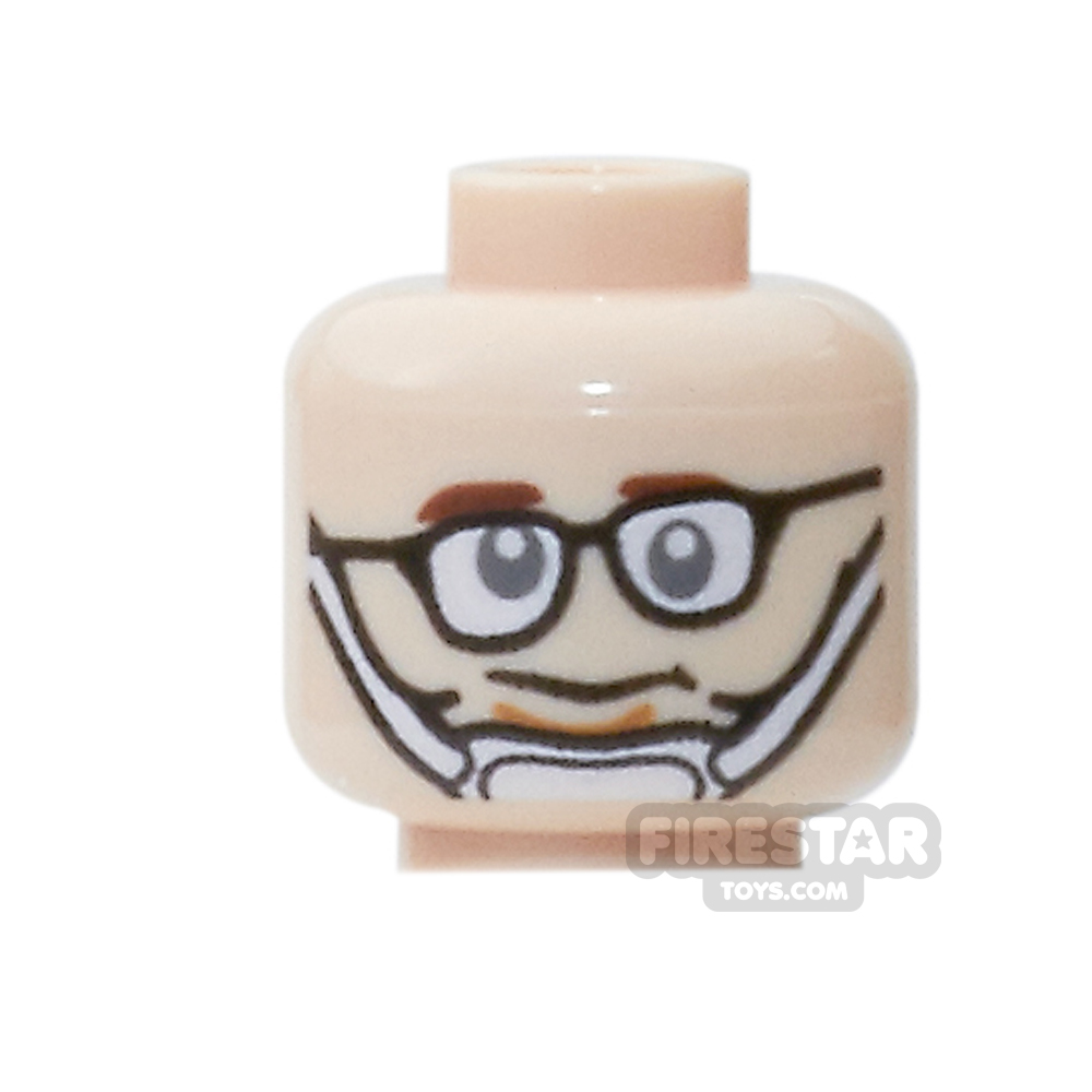 LEGO Mini Figure Heads - Glasses and Chin strap