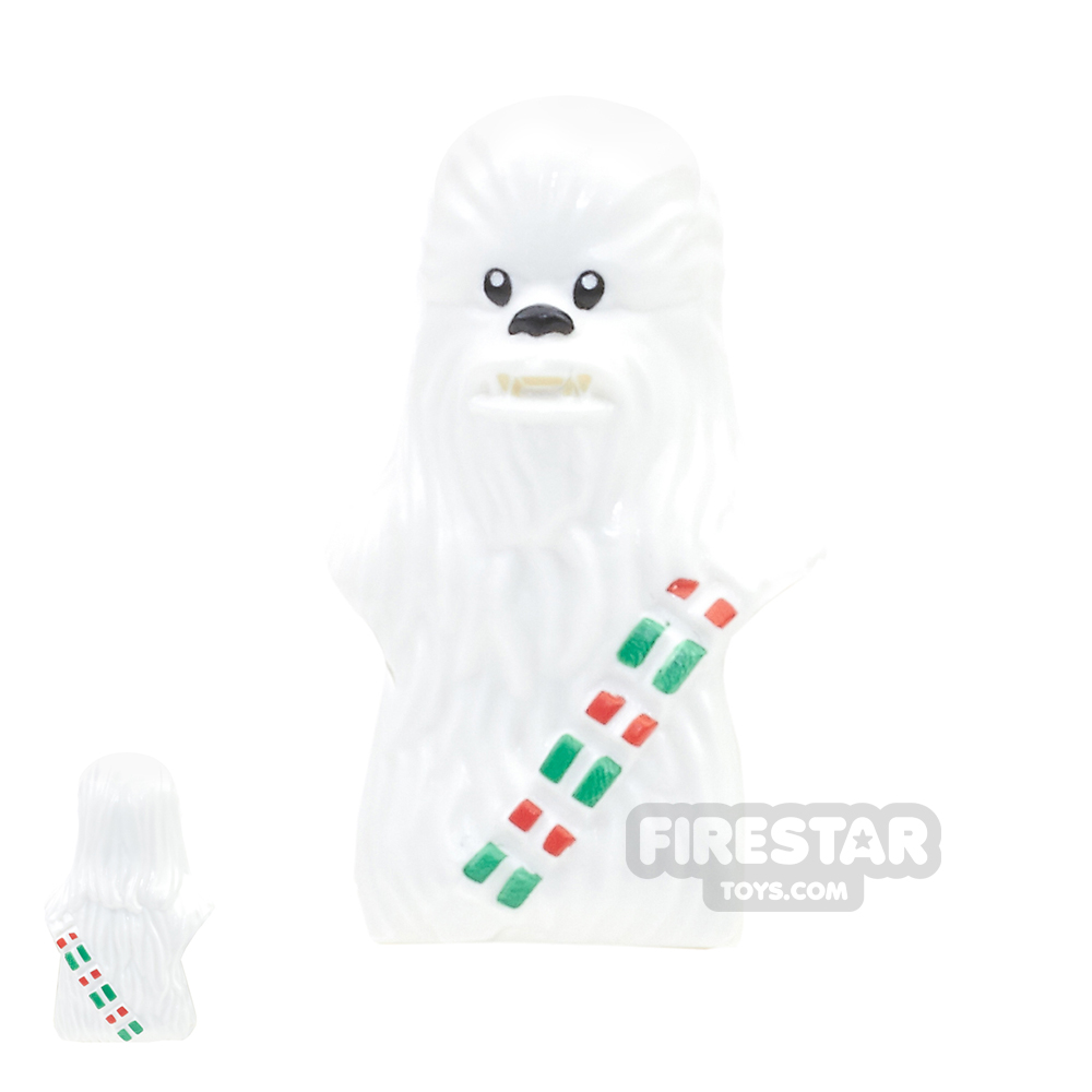 LEGO Mini Figure Heads - Star Wars Snow Chewbacca