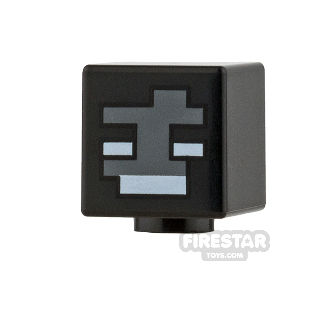LEGO Mini Figure Heads - Minecraft Wither 1 BLACK