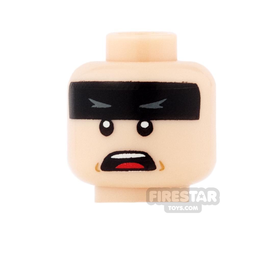 LEGO Mini Figure Heads - Batman - Headband and Open Mouth