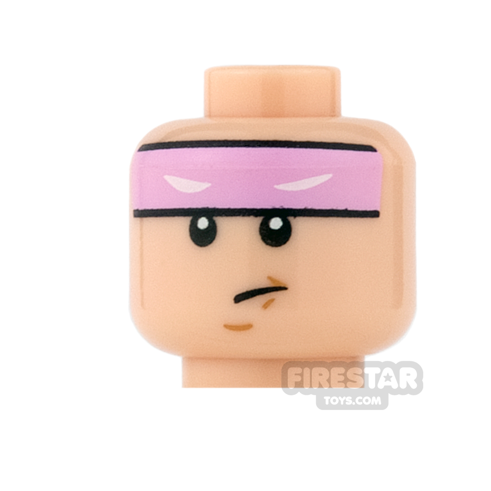 LEGO Mini Figure Heads - Batman - Bright Pink Headband