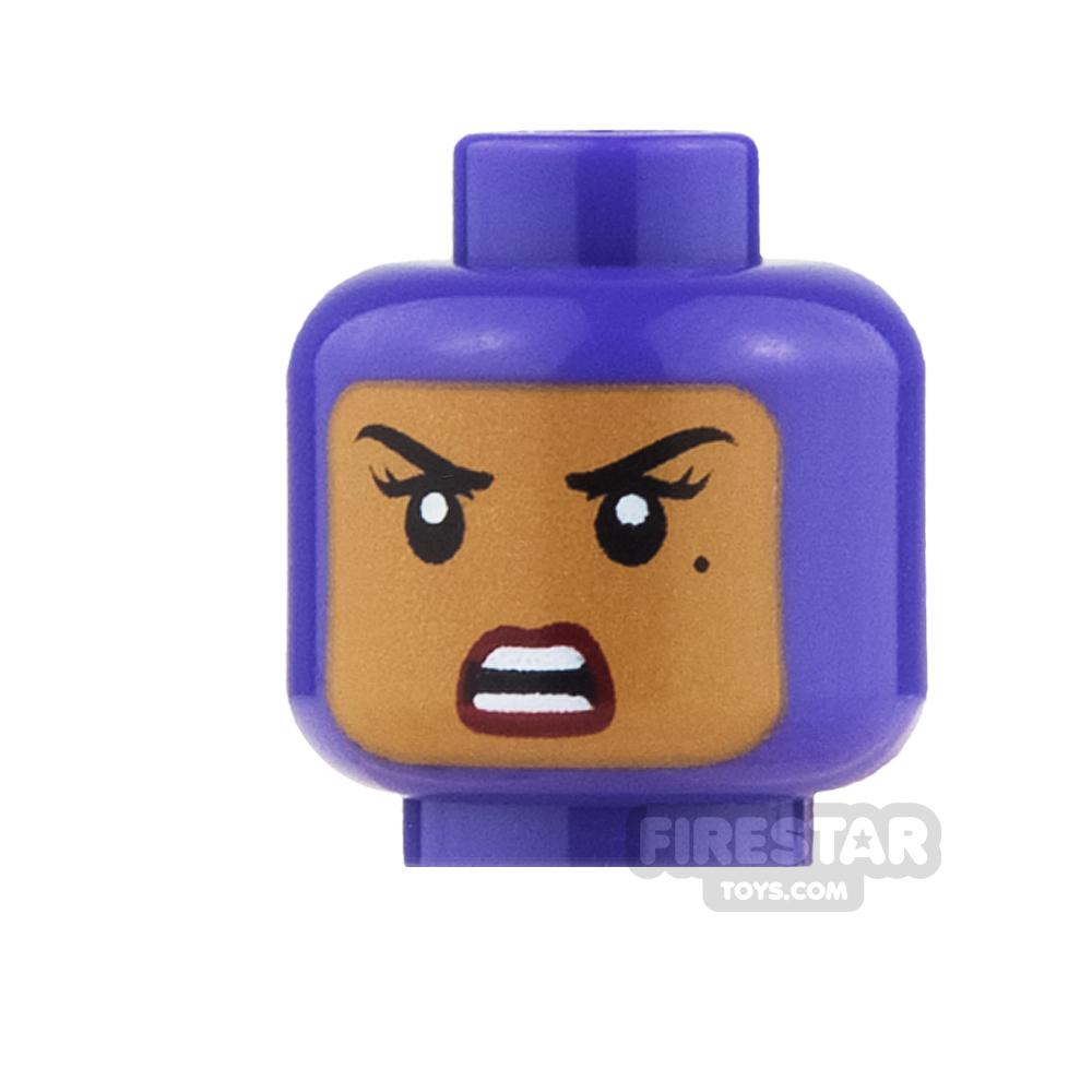 LEGO Mini Figure Heads - Batgirl - Winking / Angry