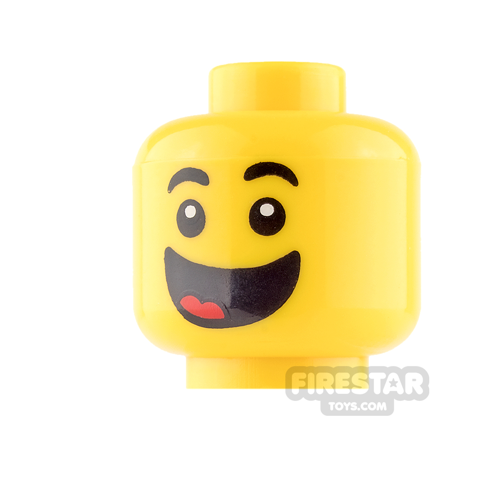 LEGO Mini Figure Heads Big Eyes Freckles