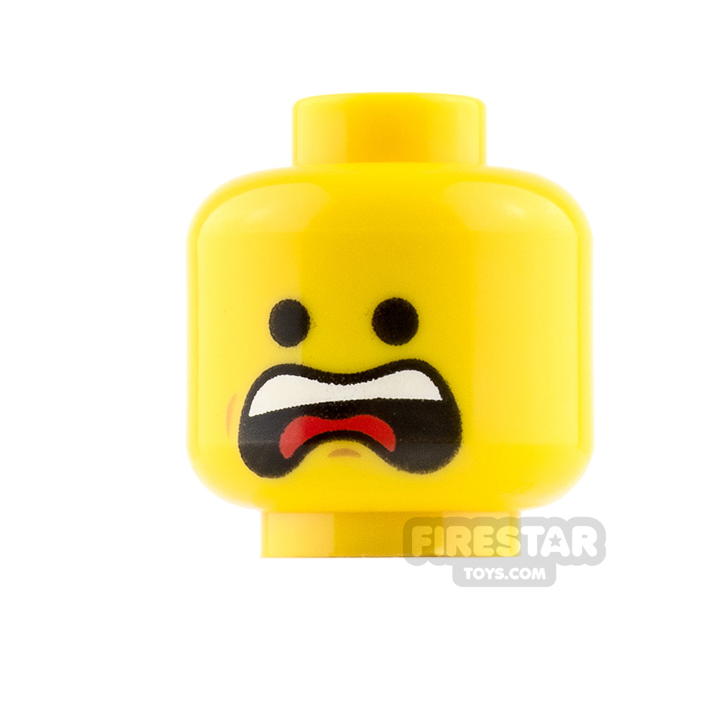 LEGO Mini Figure Heads Scream