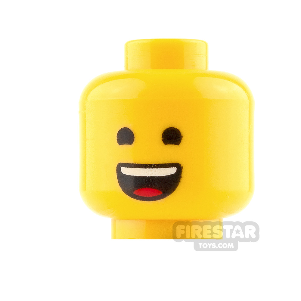 LEGO Minifigure Heads Open Smile and Sad