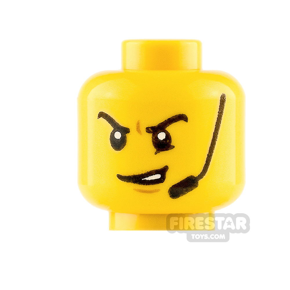 LEGO Minifigure Heads Scowl and Headset