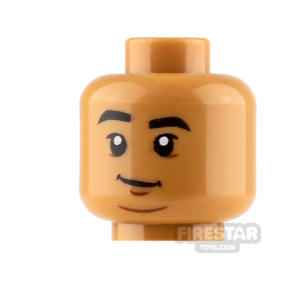 LEGO Minifigure Heads Grin and Scared