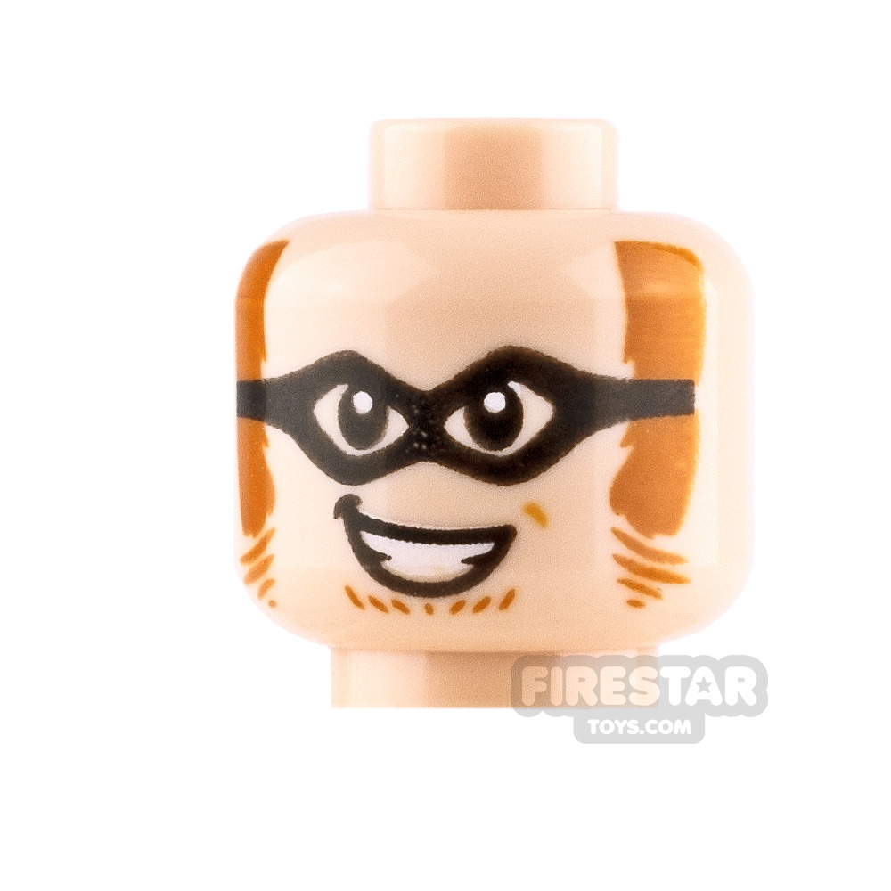 LEGO Minifigure Heads Goggles and Sideburns