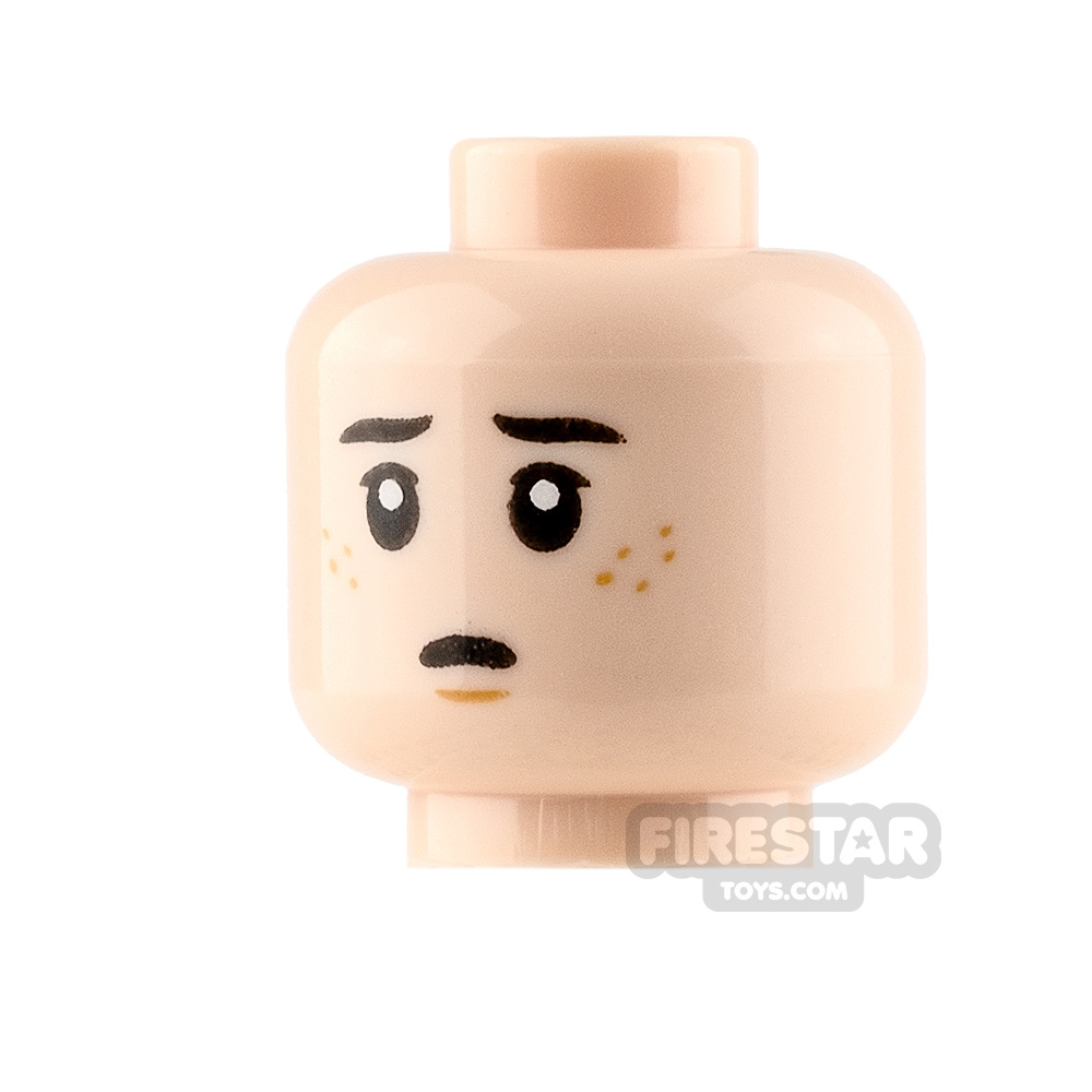 LEGO Minifigure Heads Worried and Angry