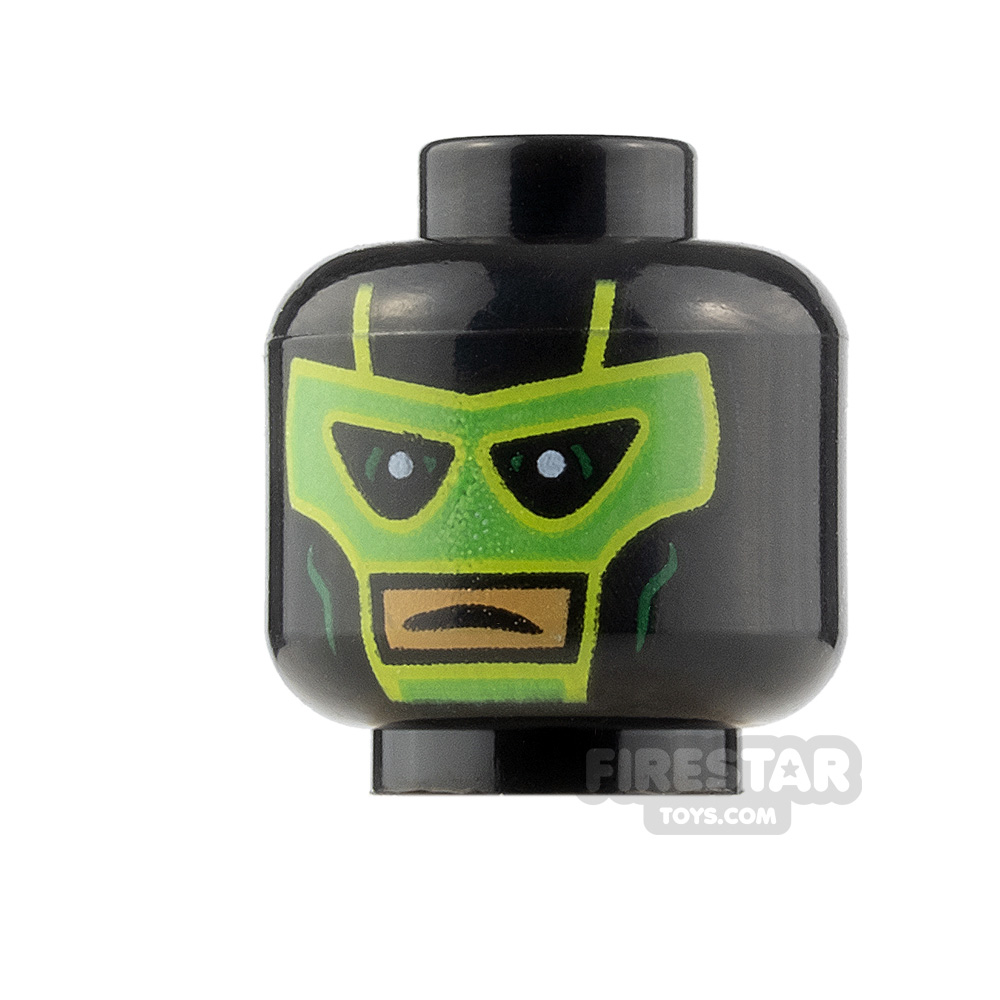 LEGO Minifigure Heads Green Luchador Mask