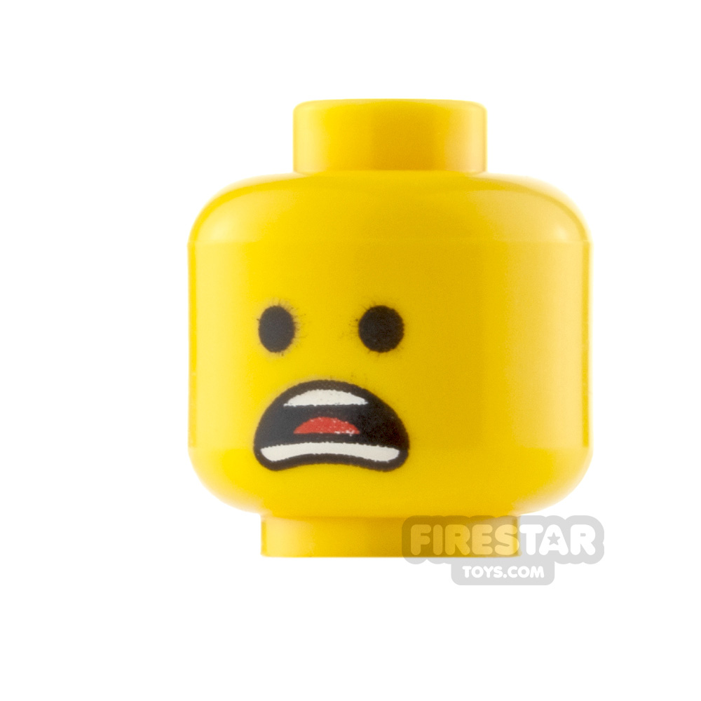 LEGO Minifigure Heads Winking Smile and Scared