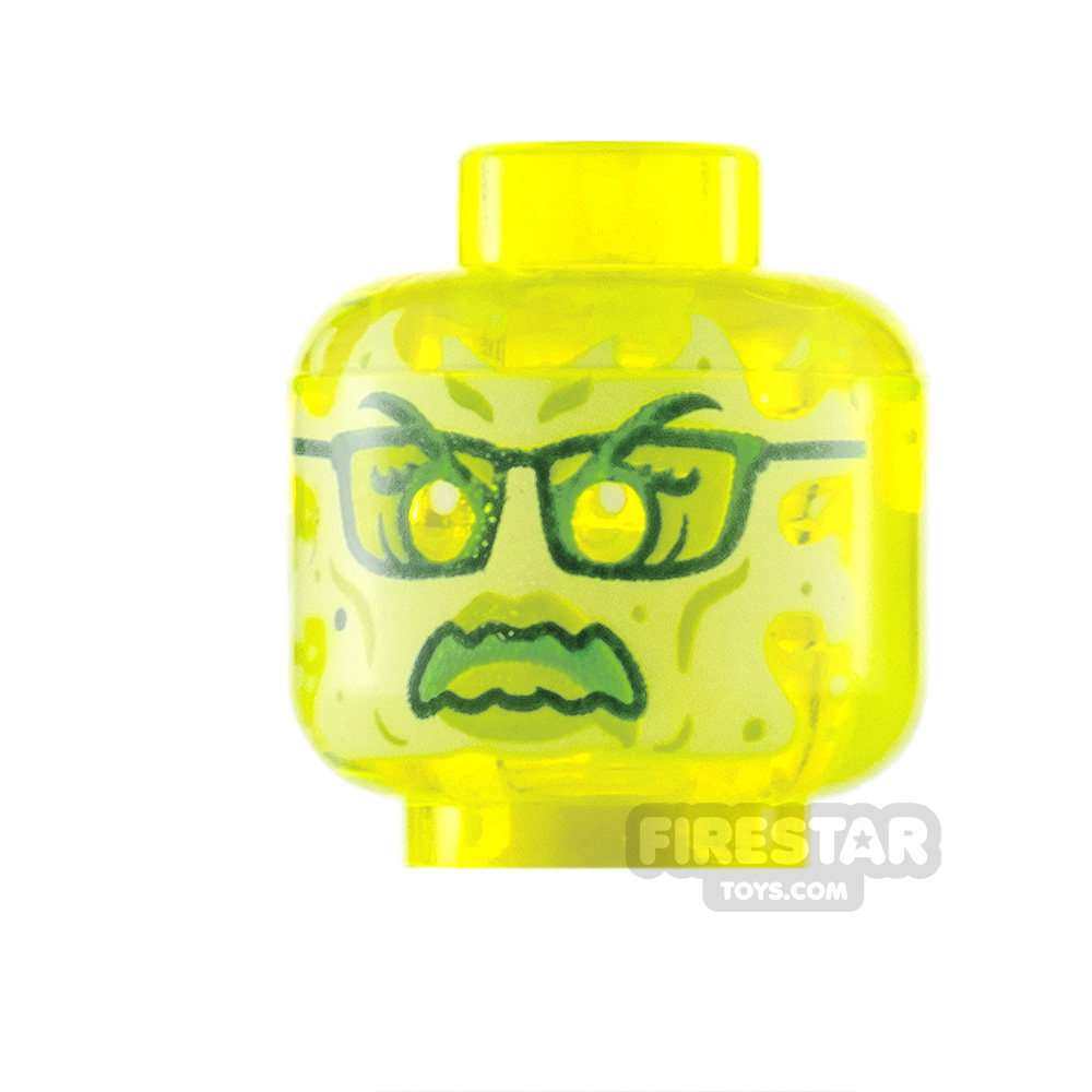 LEGO Minifigure Heads Slime Ghost with Glasses