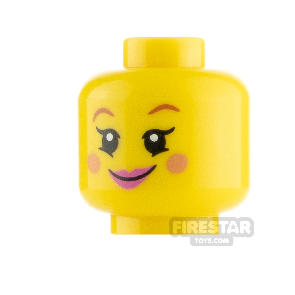 LEGO Minifigure Heads Rosy Cheeks / Wink
